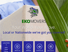 Tablet Screenshot of ekomovers.com
